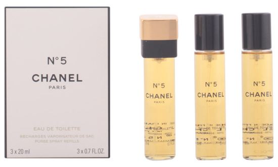 Chanel No. 5 Eau De Toilette Sac Vaporizer 3X20Ml - Refill 60 ml