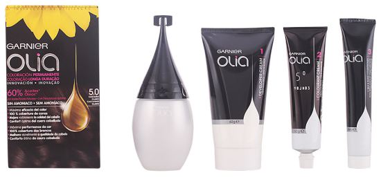 Olia Permanent Colouring 5,0 Light Brown 4 Pieces Olia Permanent Colouring 5,0 Light Brown 4 Pieces
