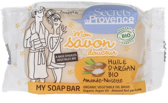 Bar soap argan oil + almond fragrance Nut 100 gr
