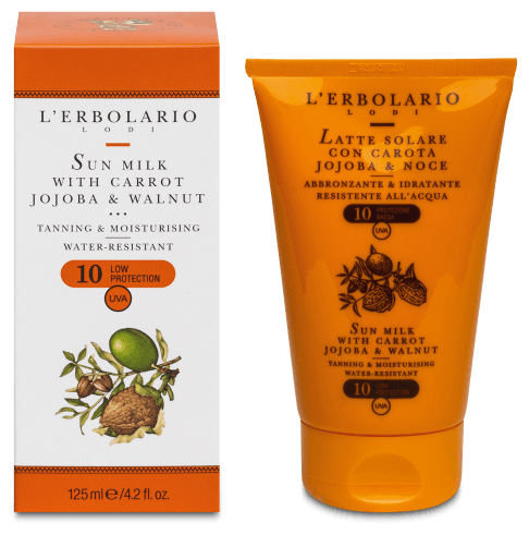 Solar Milk Carrot, Jojoba, Walnut SPF 10