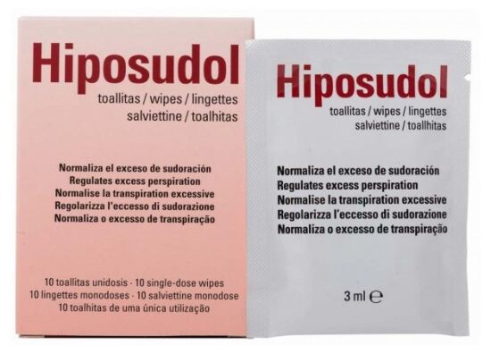 Hiposudol towelettes