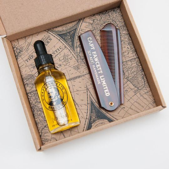 Beard and Comb Oil Gift Set