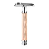R89 Rose Gold Traditional Safety Razor