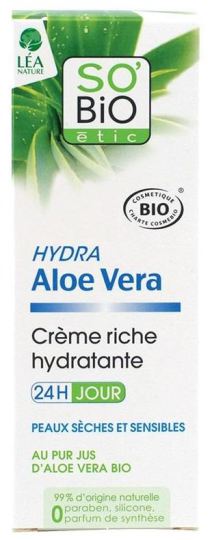 Hydra Aloe Vera Rich Moisturizing cream 24 hours a day 50 ml