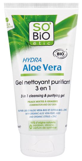 Hydra Aloe Vera Cleansing Gel purifying 3 in 1 150 ml