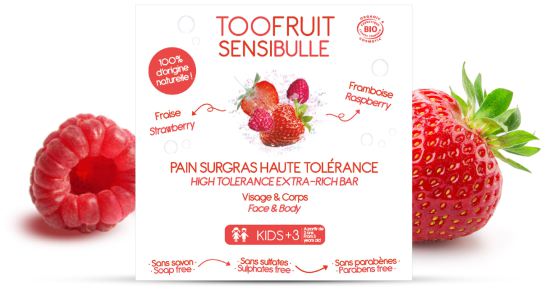 Freshener Bar Strawberry & Raspberry Bio 85 gr