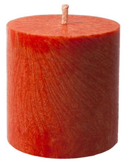 Small Pillar Candle Orange