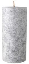 Grey pillar candle