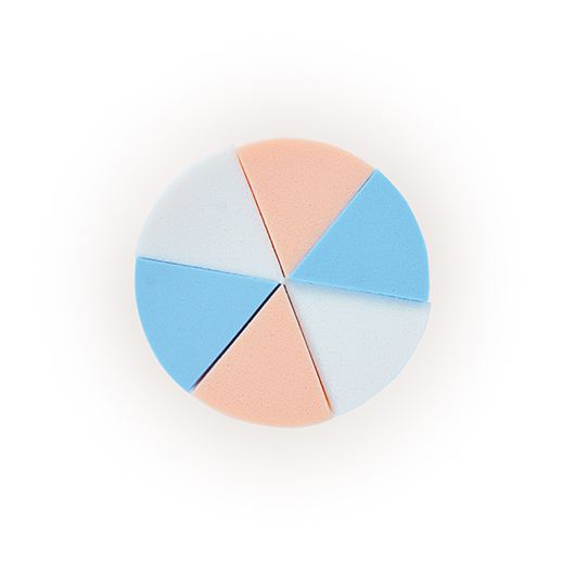 Make-up Sponge Set 80 mm Quesitos 6 units