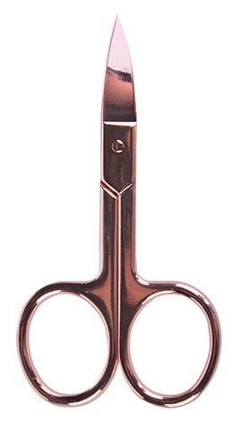 Pink Bronze Curved Manicure Scissors 9.3 cm