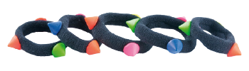 Elastic Pop Scrunchies with Triangles 5 Units
