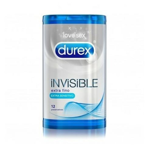 Condoms Invisible Extra Lubricated 12 Units Condoms Invisible Extra Lubricated 12 Units
