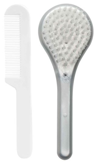 Luma Silver Brush & Comb