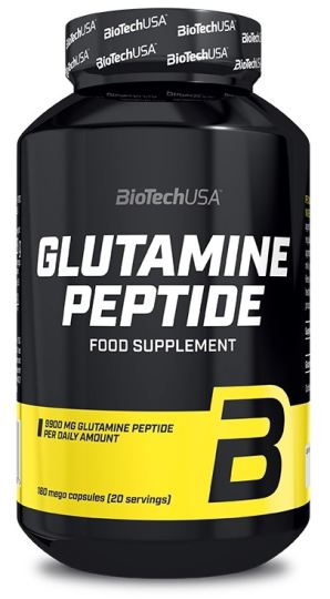 BiotechUSA Glutamine Peptide 180 capsules 