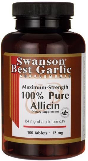 Maximum-Strength 100% Pure Allicin 100 Tablets