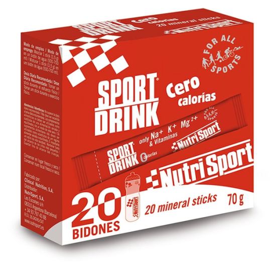 Sportdrink Zero Calories 20 Sticks