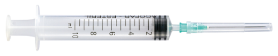 Sterile Polypropylene Non-toxic and Non-pyrogenic Syringe 10 ml