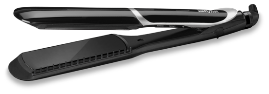BaByliss Sleek Control Wide Straightener Black silver