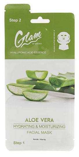 Glam Of Sweden Mascarilla facial de aloe vera 35 + 5 gr
