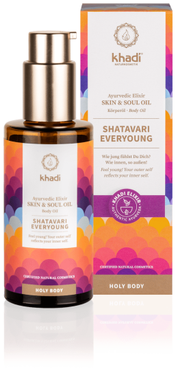Khadi Aceite Corporal Ayurveda Antiedad Shatavari 10 ml